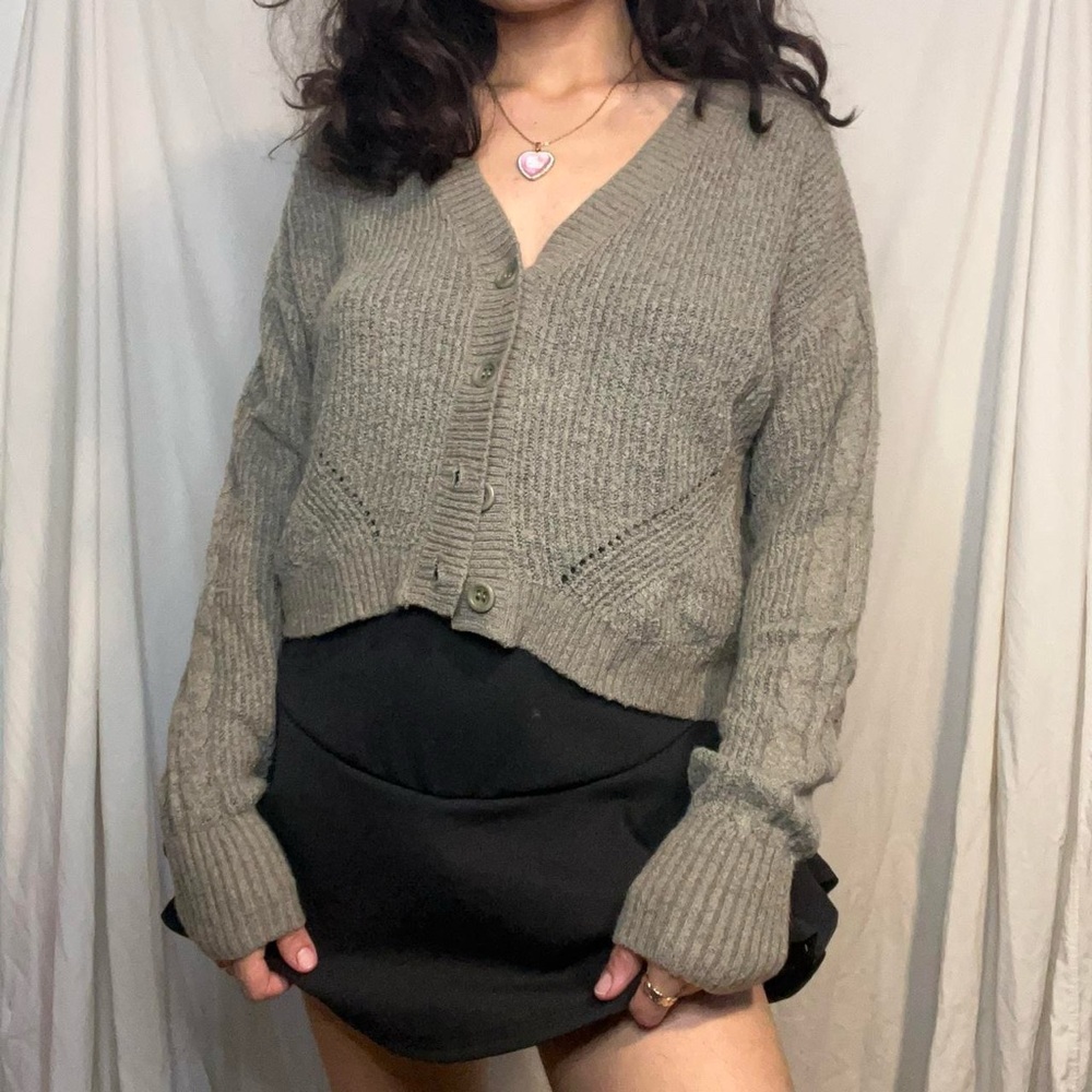 Guess Light Brown Cardigan, Small